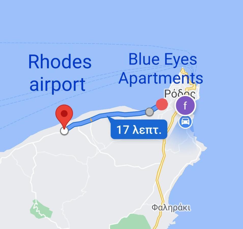 Blue Eyes Apartments Ixia (Rhodes) Exterior foto